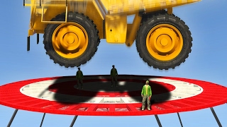 HEAVY DUMP TRUCK vs. JELLY! (GTA 5 Funny Moments)