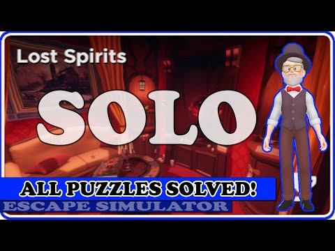 LOST SPIRITS (All Puzzles Solved!) in Escape Simulator | Full Commentary & Walkthrough!