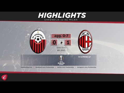 UEL PLAY OFF Round 2nd LEG | KF Shkëndija vs AC Milan | HIGHLIGHTS & GOALS