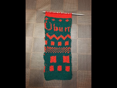 Fair Isle Technik stricken / Colourwork in Vor und Rückreihen  # 15