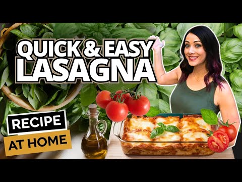 The Best Meat Sauce Oven Ready Lasagna Recipe | National Lasagna Day