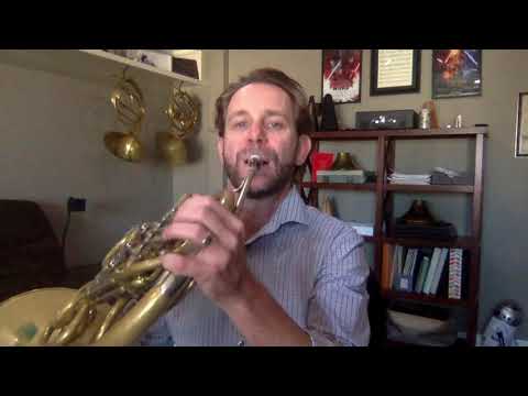 Breathing and Blowing, Breath Attacks and Slow Scales - Andrew Bain's French Horn Technique
