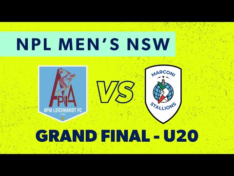 NPL NSW U20 Mens - 2025 GRAND FINAL - APIA Leichhardt FC v Marconi Stallions FC
