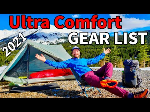 2021 ULTRA COMFORT BACKPACKING GEAR LIST