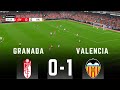 GRANADA VS VALENCIA  0-1  | LALIGA 2024 | SIMULACIÓN    #laliga