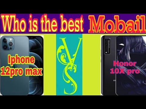 Iphone 12pro max vs Honor 10X pro full review, full specifications