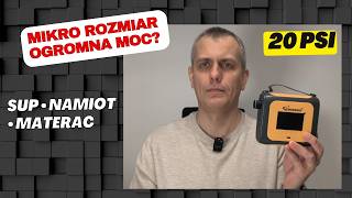 AeroGogo Giga Pump Zetta 138 – bezprzewodowa pompka 20 PSI do SUP, namiotu i materaca | recenzja