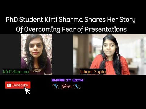 How PhD Student Kirti Overcame Her Fear of Presentations [ SIWI English Podcast With Kirti Part 1]