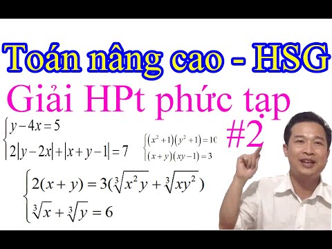 Giải hệ phương trình nâng cao - Chuyên #2 /tmttuan