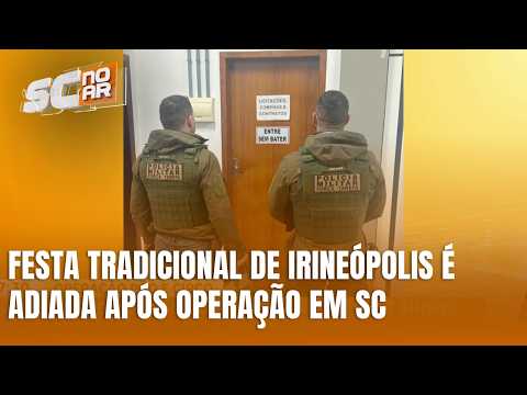 Operação que apura irregularidades em eventos afeta festa em SC