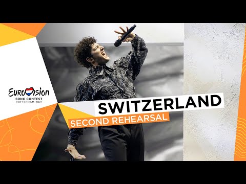 Gjon's Tears - Tout L'Univers - Second Rehearsal - Switzerland 🇨🇭 - Eurovision 2021