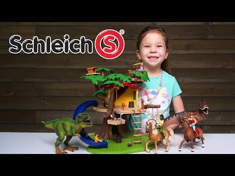 SCHLEICH „Naminiai gyvūnai“ Rinkinys - Namelis Medyje video