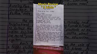 Movie Review Of 3 Idiots #education #edunepal #english #moviereview #nebclass12
