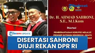 Wisuda S3, Disertasi Sahroni Bahas Pemberantasan Korupsi Diuji oleh Rekan DPR RI Bambang Soesatyo