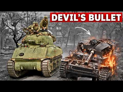 Why Germans Never Realized the 'Weak' Sherman Had a Secret Bullet That Killed Panthers