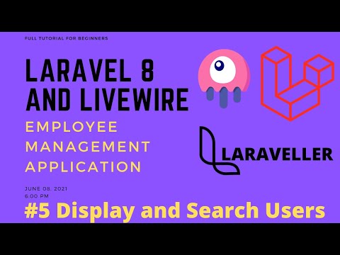 01 Laravel Livewire Tutorial Employees Management Project Setup Application