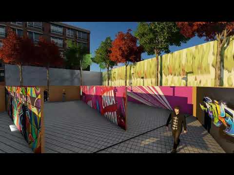 RENDER PLAZA CEBADA (Madrid España)