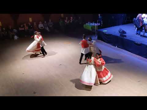 Mladost Folk Ensemble performing their Croatian Suit at Balkan night 2024.