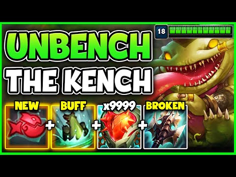 RIOT CREATED A MONSTER! BUFFED TAHM KENCH IS 100% UNFAIR! (UNBENCH THE KENCH)