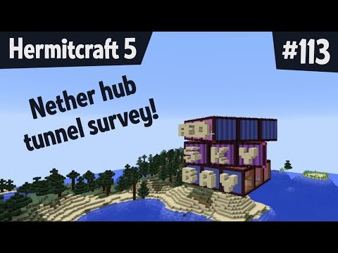 Personal Nether Hub Survey — Hermitcraft 5 ep 113