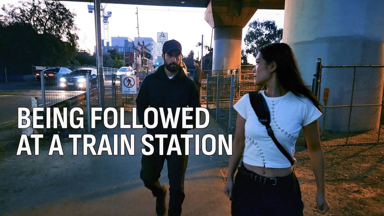 [12] Being followed at a train station | Women self defence safety awareness video series