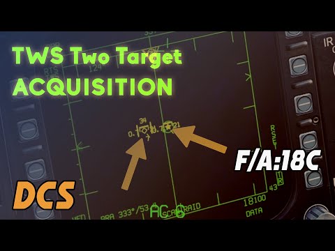 TWS Two Target Acquisition - DCS F/A:18C Hornet [UPDATED]