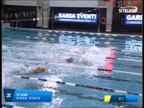 Serie 3 dei 50 Farfalla  Assoluti F Agonisti - 7° Trofeo SOGEIS Montichiari