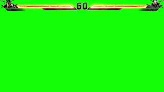 Tekken 8 lifebars green screen