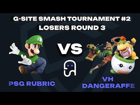 G-SITE Tournament #2 - PSG Rubric (Luigi) VS VH Dangeraffe (Bowser Jr - MinMin) - Loser Round 3