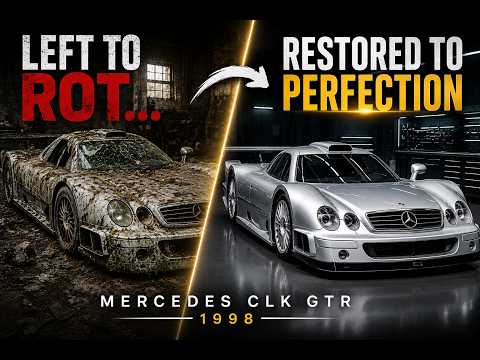 Thumbnail for The World’s Rarest Mercedes Was Left to Rot… Then Fully Restored in ASMR by Mercedes-Benz CLK GTR