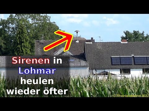 Sirenenalarm auf dem Bauernhof | Probealarm Sirene E57 | Sirenenprobe Lohmar