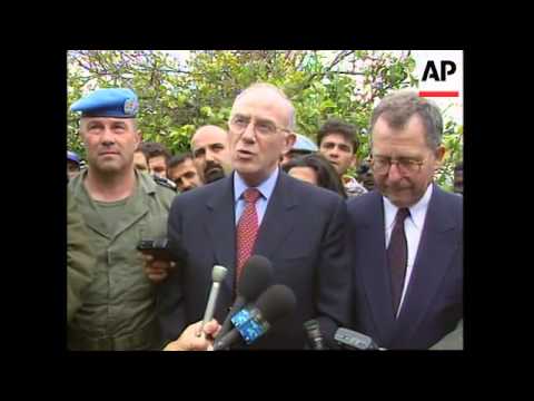 Lebanon - Herve De Charette Peace Initiative