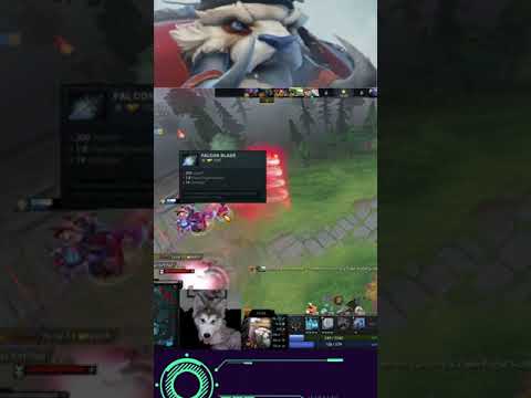 Tusk falcon blade item bait #dota2 #shorts