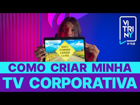 Como Criar uma TV Corporativa, Vitrine Digital, Cardápio Digital (Passo a Passo - TV Personalizada)