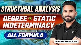 Degree Of Static Indeterminacy | Structural Analysis | Civil Engineering | Gate | ESE | RSMSSB JE