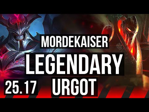 MORDEKAISER vs URGOT (TOP) | Legendary, 11/5/17 | EUW Master | 25.17