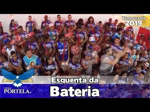 Portela 2020 - Esquenta da bateria no Salgueiro Convida - Apoteose ao vivo - #SC19