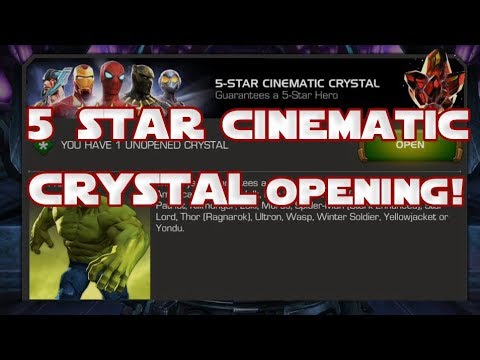 5 star Cinematic Crystal Opening! - Marvel: Contest of Champions