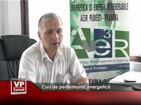 Curs de performanţă energetică