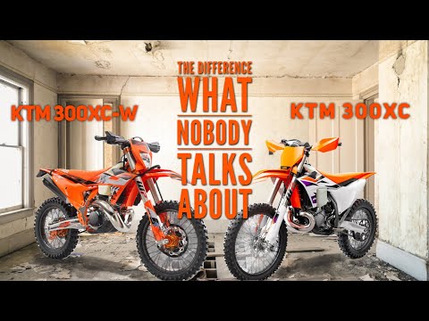 Big hidden differences between KTM 300XC and XC-W