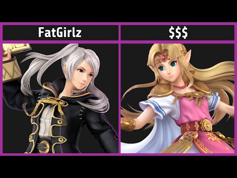 Masher Mayhem #27 - FatGirlz (Robin) vs. $$$ (Zelda) - SSBU Tournament