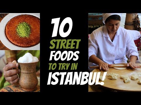10 Interesting STREET FOOD Snacks to Try in ISTANBUL, Turkey!