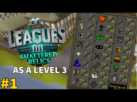 Maxing A Level 3 Skiller In 6 Weeks - First Hour (OSRS Shattered Relics League #1)