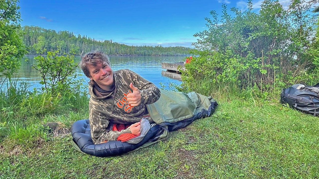 Cowboy Camping America's Largest Body of Water! - Catch & Cook Lake Trout