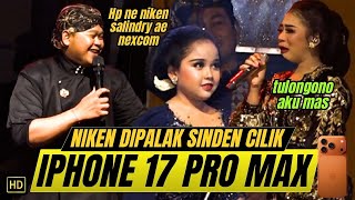 Download lagu Niken Salindry Nangis !! Dijaluk'i Sinden Cilik Iphone 17 Pro Max di Koni Kota Batu mp3