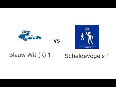 Blauw-Wit 1 vs Scheldevogels 1 (29/9/2018)