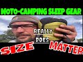 DUAL SPORT MOTORCYCLE CAMPING 2020 SUMMER SLEEPING GEAR SO COMPACT YOU WON T BELIEVE IT