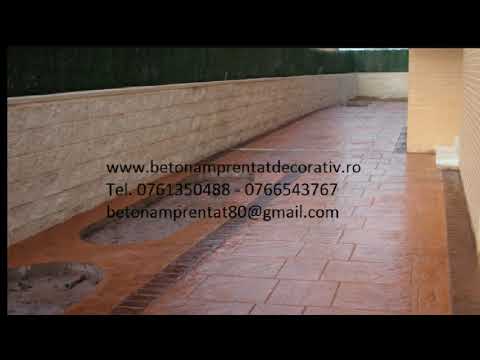 Beton Amprentat Ivăncești - Vrancea  Tel.0761350488 -0766543767