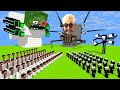 Minecraft Mobs : SKIBIDI TOILET SEASON 1 ALL EPISODE - Minecraft Animation