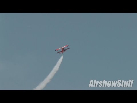 Jet Waco Hovers in Mid-Air - Thunder Over Michigan 2014